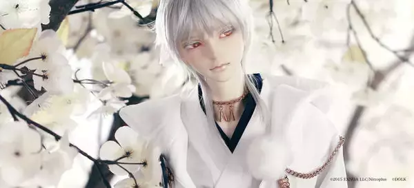 「『刀剣乱舞』鶴丸国永がキャストドール化！ ドール用太刀まで麗しき魅力を完全再現…！」の画像