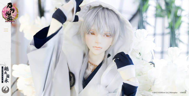 『刀剣乱舞』鶴丸国永がキャストドール化！ ドール用太刀まで麗しき魅力を完全再現…！