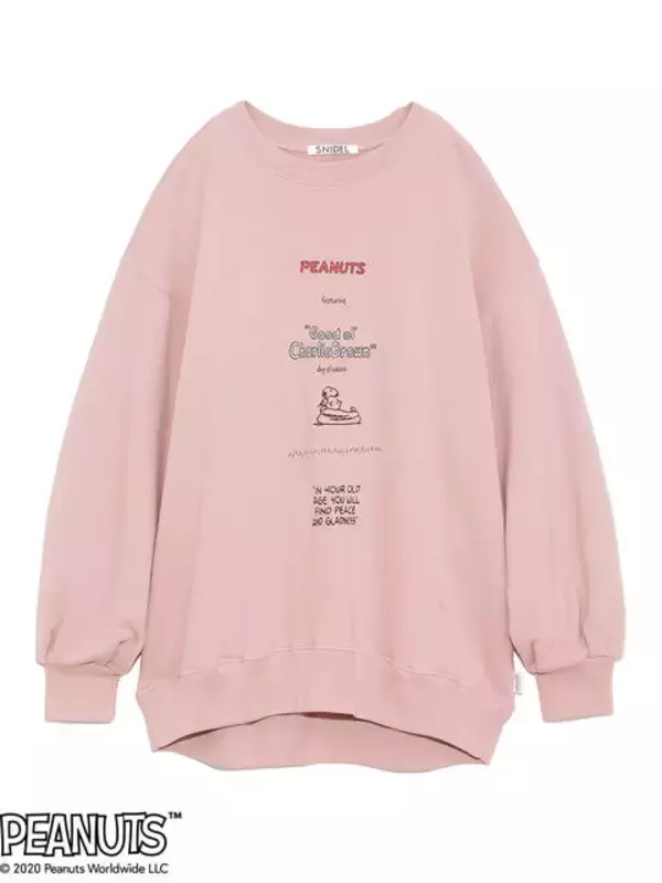 「『スヌーピー』が「SNIDEL(スナイデル)」とコラボ♪ スウェット、エコバッグ、スマホスタンドが登場」の画像