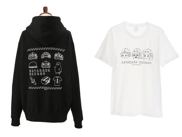 はたらく細胞 パーカー 血小板tシャツ12月発売決定 手書きタッチがかわいい エキサイトニュース