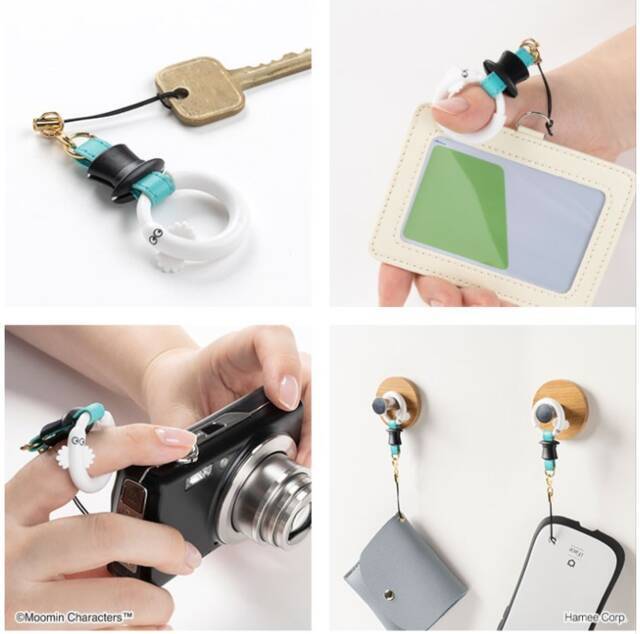 『ムーミン』ニョロニョロのリングストラップ登場！ スマホの落下防止アイテムが可愛い♪