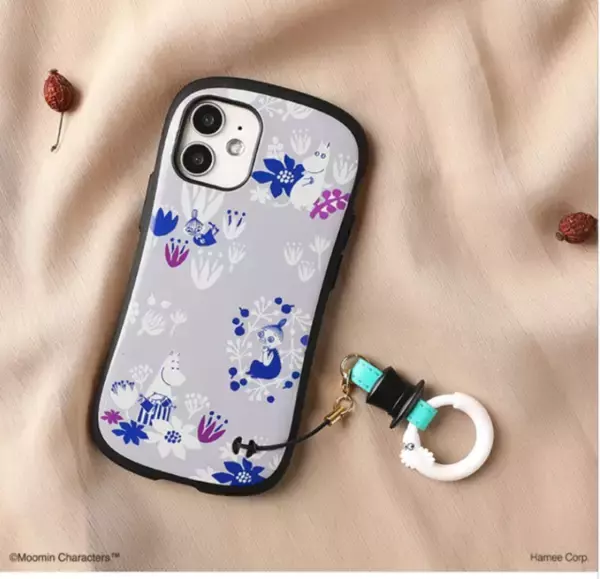 「『ムーミン』ニョロニョロのリングストラップ登場！ スマホの落下防止アイテムが可愛い♪」の画像