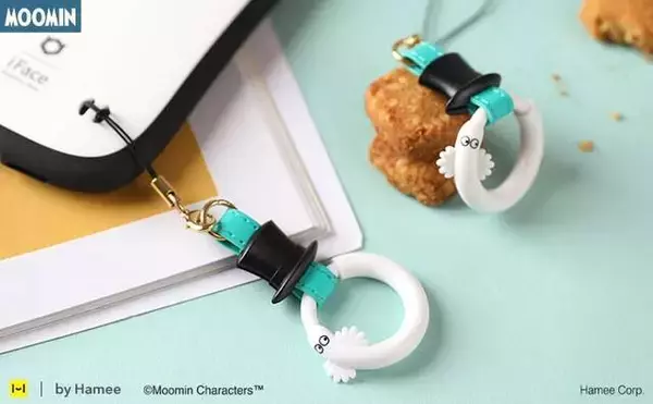 『ムーミン』ニョロニョロのリングストラップ登場！ スマホの落下防止アイテムが可愛い♪
