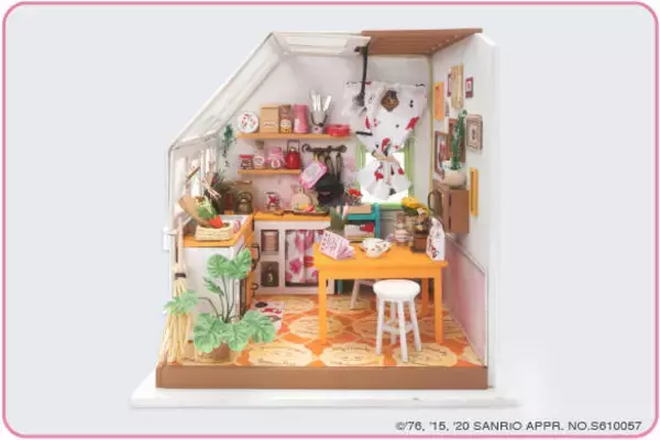 「マイメロディ45周年！ 「ちゃんりおグッズストア」に限定モデルのミニチュアハウスが登場♪」の画像