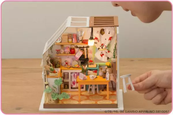 「マイメロディ45周年！ 「ちゃんりおグッズストア」に限定モデルのミニチュアハウスが登場♪」の画像