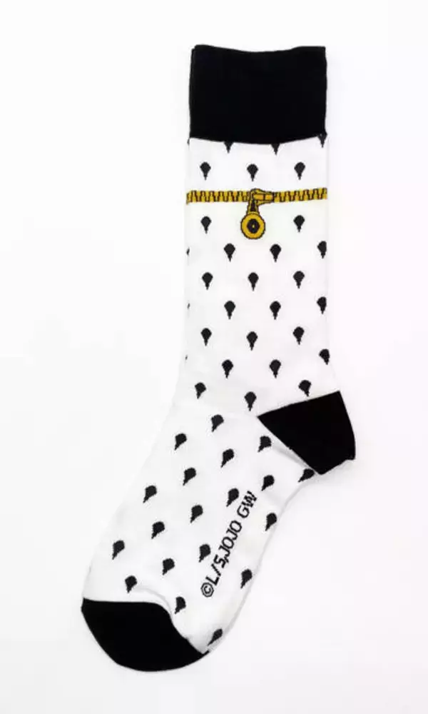 「『ジョジョの奇妙な冒険 黄金の風』モチーフソックスが登場♪ ジョルノ、ブチャラティ、ミスタをイメージ！」の画像