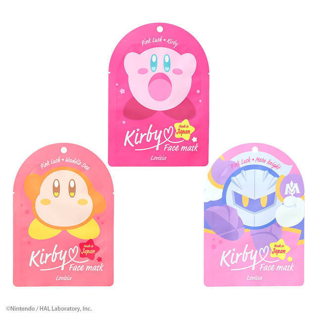 『星のカービィ』フェイスマスク登場！ カービィやワドルディ、メタナイトになりきれるデザイン♪