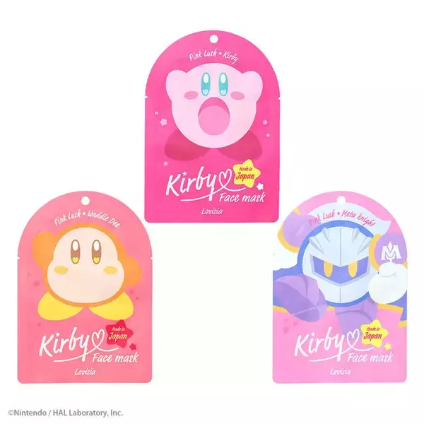 「『星のカービィ』フェイスマスク登場！ カービィやワドルディ、メタナイトになりきれるデザイン♪」の画像