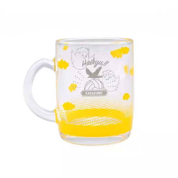 「『ハイキュー!!』キッチングッズが登場！ ヒナガラス＆カゲガラスのプレートやガラスマグカップなど」の画像