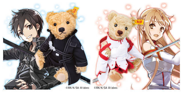 『ソードアート・オンライン』キリト＆アスナが世界的テディベアとコラボ！