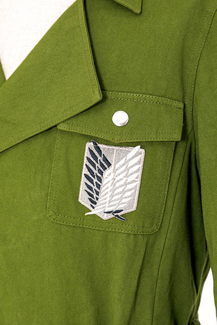 「自由の翼」総刺繍！ 豪華仕様の『進撃の巨人』調査兵団ロングコートが発売！