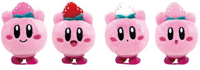 『星のカービィ』× いちごが可愛い♪ ナムコ限定景品が登場！ BIGぬいぐるみやお菓子トランクなど♪