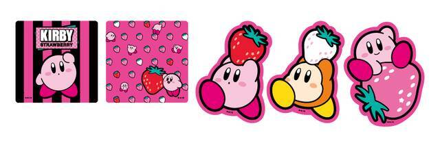 『星のカービィ』× いちごが可愛い♪ ナムコ限定景品が登場！ BIGぬいぐるみやお菓子トランクなど♪