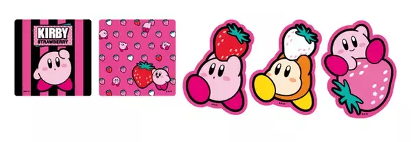 「『星のカービィ』× いちごが可愛い♪ ナムコ限定景品が登場！ BIGぬいぐるみやお菓子トランクなど♪」の画像