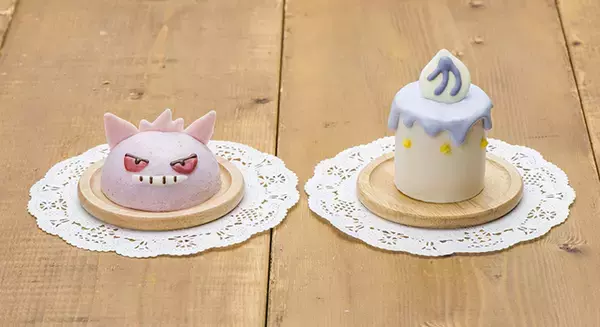 「ポケモンカフェに新作ムースケーキ登場♪ ゲンガーやヒトモシが仲間入り♪」の画像
