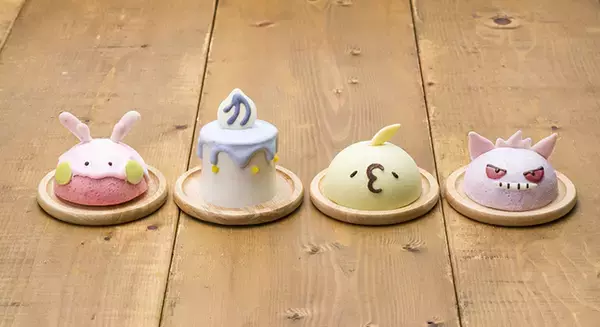 「ポケモンカフェに新作ムースケーキ登場♪ ゲンガーやヒトモシが仲間入り♪」の画像