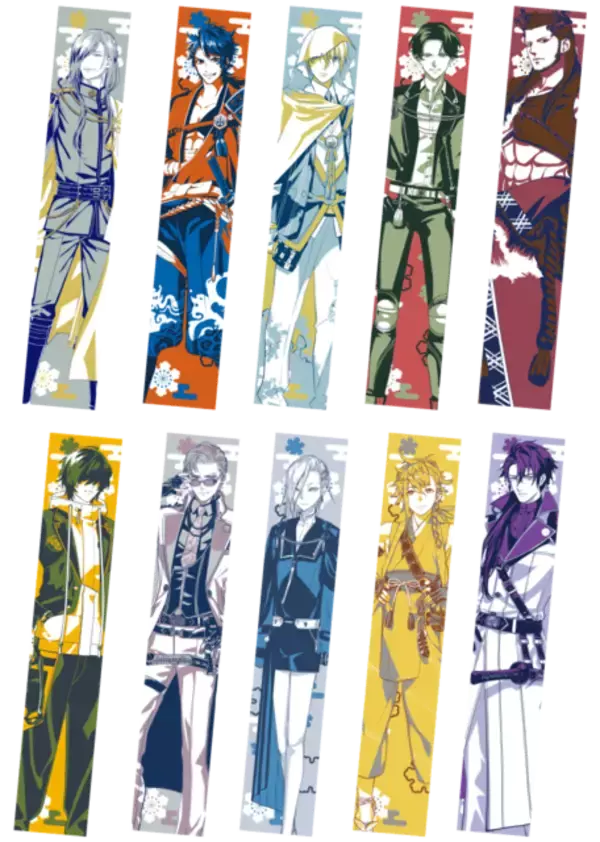 「『刀剣乱舞』タオルくじ最新作！ 加州清光、古今伝授の太刀、松井江をイメージしたマフラータオルなど」の画像