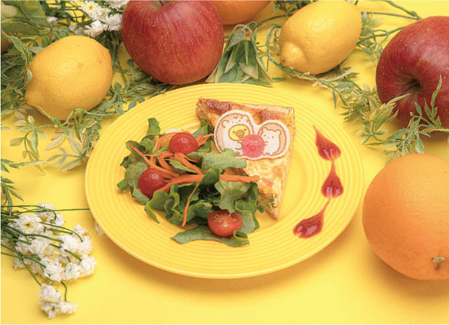 『リラックマ』のプロジェクション・マッピングが楽しめるコラボカフェ♪ フルーツたっぷりの可愛いメニュー♪