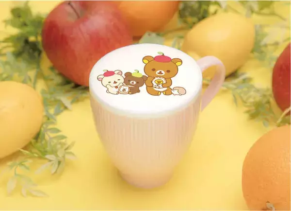 「『リラックマ』のプロジェクション・マッピングが楽しめるコラボカフェ♪ フルーツたっぷりの可愛いメニュー♪」の画像