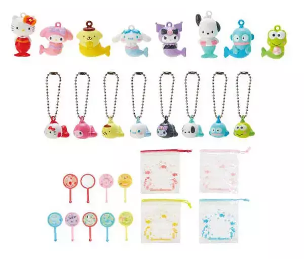 「ポチャッコやシナモロールと一緒に「おうち縁日」を楽しもう♪ 夏祭りデザインのグッズが発売！」の画像