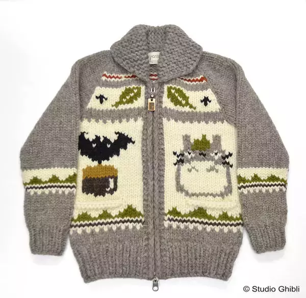 「『となりのトトロ』がアメカジブランドとコラボ！ 印象的なカナディアンヘリテージセーター発売」の画像