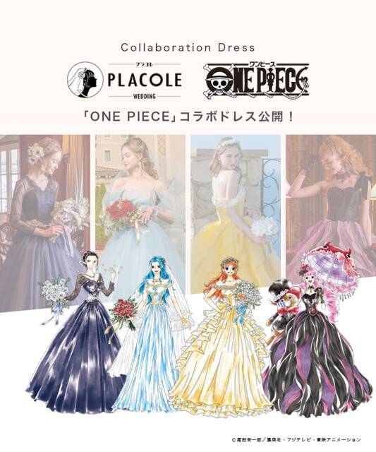 One Piece ウェディングドレス発売決定 ナミ ビビ ペローナ ロビンをイメージ 年12月9日 エキサイトニュース 2 8
