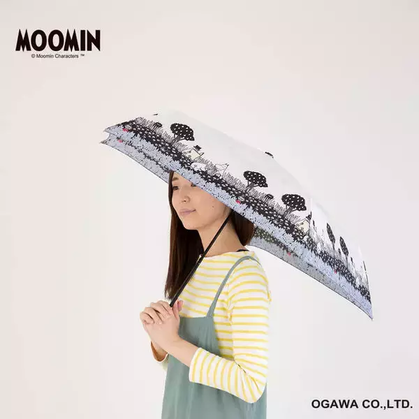 「『ムーミン』オシャレな新作傘が多数登場！ 晴雨兼用日傘、折り畳みタイプも♪」の画像