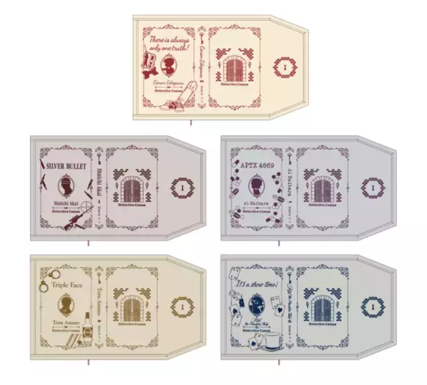 「怪盗キッドや安室透も♪ 『名探偵コナン』小説表紙デザイン風のグッズが登場！」の画像