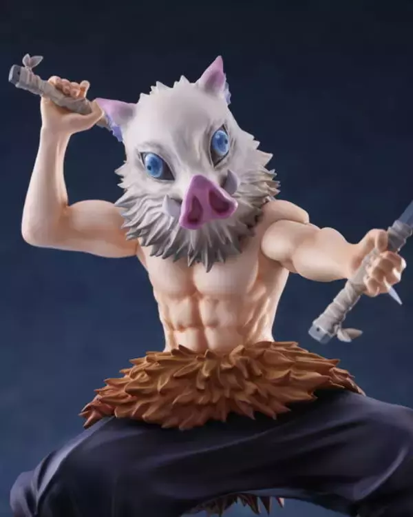 鬼滅の刃』嘴平伊之助が1/8スケールフィギュアで登場！美しい素顔も 