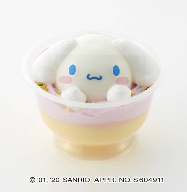 『ポムポムプリン』＆『シナモロール』がイースタースイーツになった♪ タルト、パフェ、クレープも♪