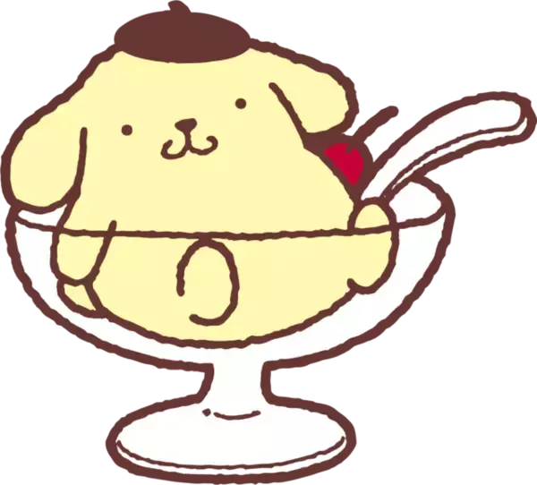 「『ポムポムプリン』＆『シナモロール』がイースタースイーツになった♪ タルト、パフェ、クレープも♪」の画像