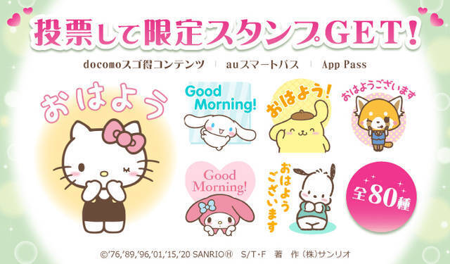 上位は意外な結果に！？『2020年サンリオキャラクター大賞』速報結果発表