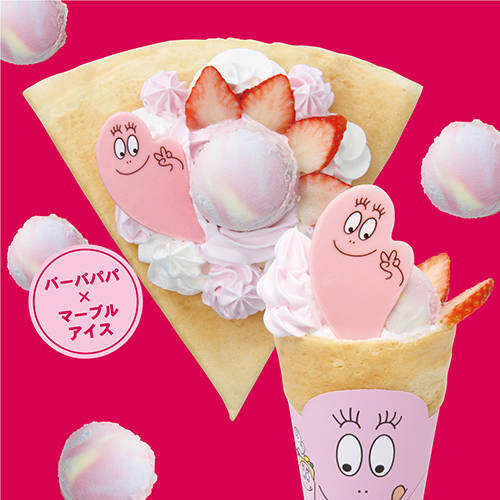 『バーバパパ』がクレープに変身！ 「ディッパーダン」から期間限定コラボクレープ発売♪