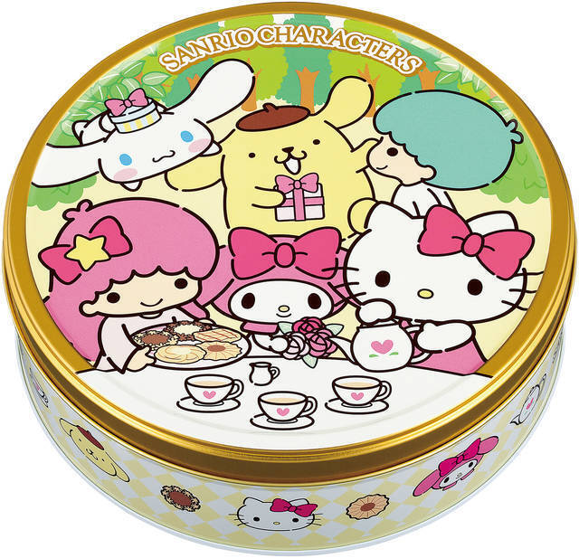 『サンリオ』×「ブルボン」ハローキティやポムポムプリンのデザイン缶クッキー♪