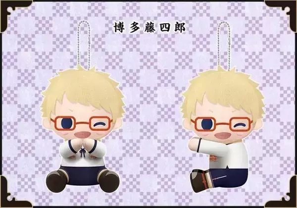 「『刀剣乱舞-ONLINE-』へし切長谷部、博多藤四郎、鶯丸、獅子王がギュッ♡「ぴたぬい」になって登場」の画像