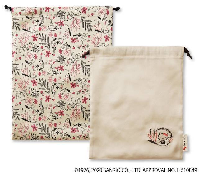 『ハローキティ』ボタニカル柄のワンピースパジャマが登場♪ おうち時間を可愛く過ごそう♪