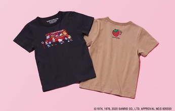 『サンリオ』×「GLOBAL WORK」！ ハローキティの可愛いグラフィックTシャツ登場♪