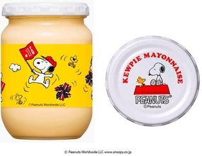 『スヌーピー』デザインの「キューピー」瓶入りマヨネーズ発売決定♪ 季節でデザインが変わる♪