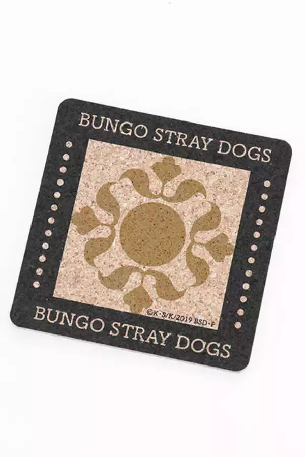 「『文豪ストレイドッグス』カップスリーブ＆コースターセット登場♪ コルク質感でおしゃれ＆便利」の画像