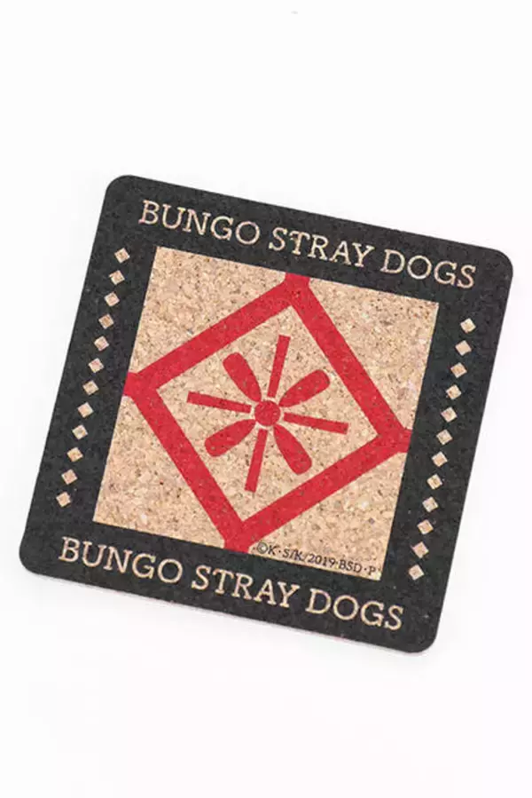 「『文豪ストレイドッグス』カップスリーブ＆コースターセット登場♪ コルク質感でおしゃれ＆便利」の画像