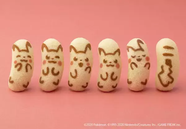 「『ポケモン』が「東京ばな奈」になった！ 第一弾は「ピカチュウ」柄6種類！」の画像