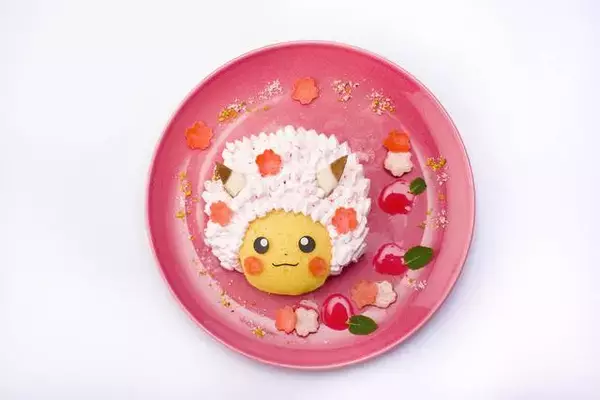 「期間限定！ ポケモンカフェに「桜アフロのピカチュウ」メニューが登場♪ 可愛い春を感じよう♪」の画像