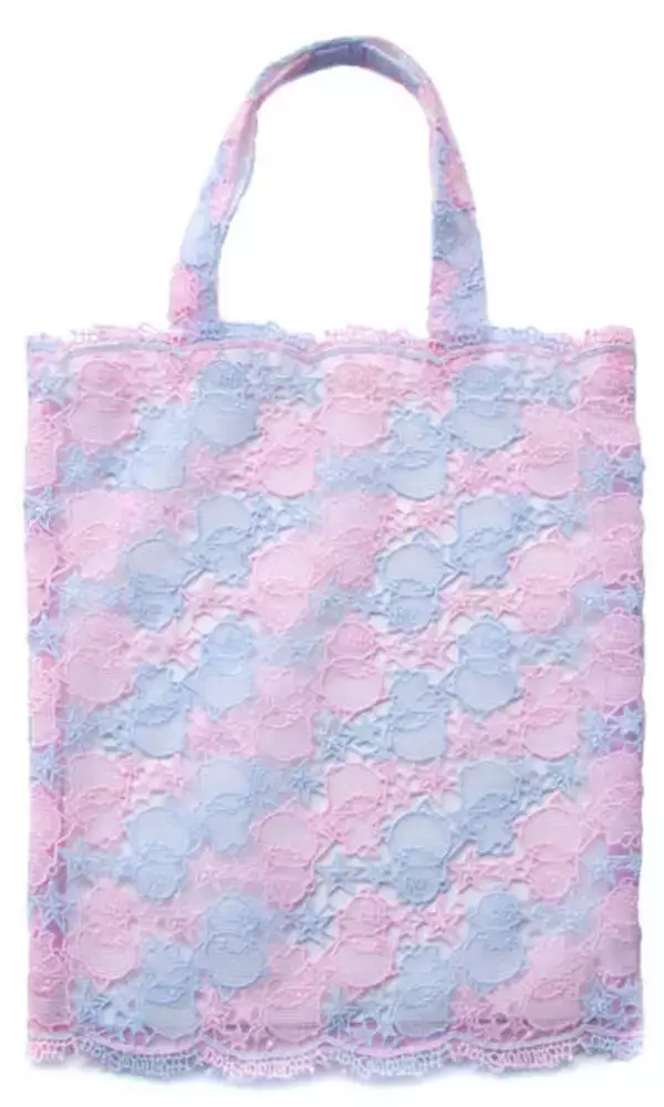 「『リトルツインスターズ』が老舗レース店とコラボ♪ キキ＆ララのハンカチやトートバッグなど♪」の画像