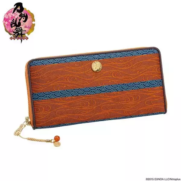 「『刀剣乱舞』が日本の伝統織物とコラボ！ 鶴丸国永、乱藤四郎、大般若長光、陸奥守吉行モチーフの長財布」の画像