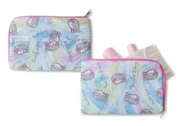 「『ハローキティ』×『アマビエ』終息祈願グッズ登場！ 抗菌マスクポーチやエコバッグなど♪」の画像