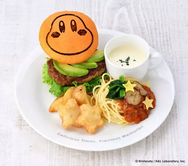 「『星のカービィ』カフェに新作登場！ ワドルディのハンバーガーやサーモンアボカド丼、ワドルドゥのサラダなど」の画像