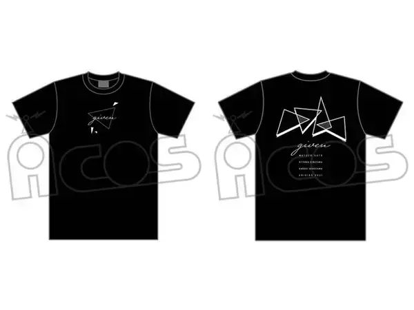 シンプルでカッコいい！ 『ギヴン』バンドイメージTシャツが発売決定！