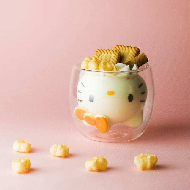 『ハローキティ』ダブルウォールグラスが登場♪ ホットドリンクにも使える♪