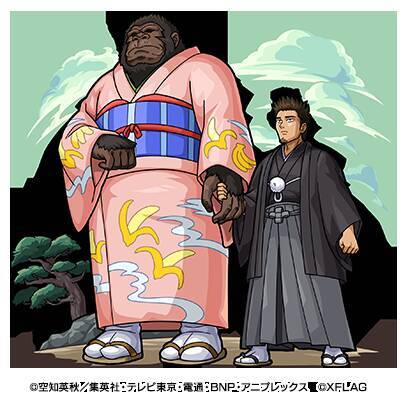 定春＆エリザベスのハンディ扇風機が当たるかも!?　『銀魂』×『モンスト』コラボ第2弾スタート♪