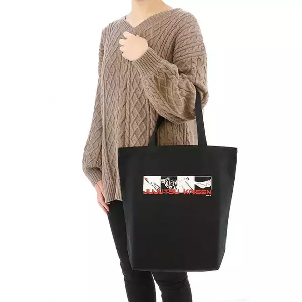 「『呪術廻戦』ハンドグラフィックTシャツ＆トートバッグ発売！ シンプルでカッコイイデザイン♪」の画像